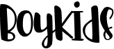 preview image of the Boykids font
