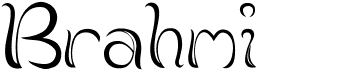 preview image of the Brahmi font