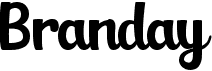 preview image of the Branday font