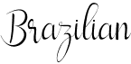 preview image of the Brazilian font