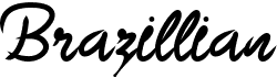 preview image of the Brazillian font