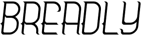 preview image of the Breadly font