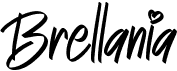 preview image of the Brellania font