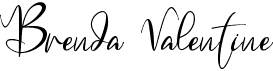 preview image of the Brenda Valentine font