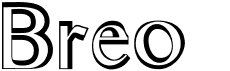 preview image of the Breo font