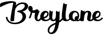 preview image of the Breylone font
