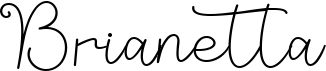 preview image of the Brianetta font