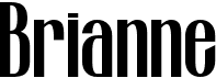 preview image of the Brianne font