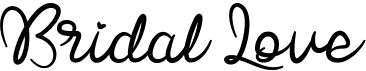 preview image of the Bridal Love font