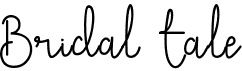 preview image of the Bridal Tale font