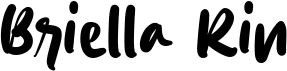 preview image of the Briella Rin font