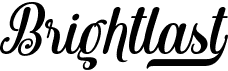 preview image of the Brightlast font