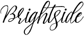 preview image of the Brightside Typeface font