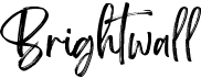 preview image of the Brightwall font