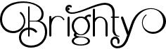 preview image of the Brighty font