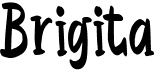 preview image of the Brigita font