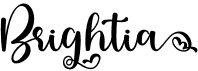 preview image of the Brigtia font