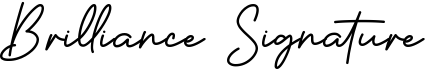 preview image of the Brilliance Signature font