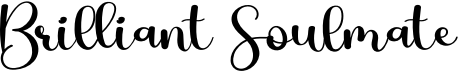 preview image of the Brilliant Soulmate font
