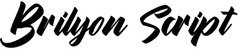preview image of the Brilyon Script font