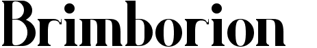 preview image of the Brimborion font