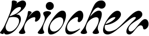 preview image of the Brioche font
