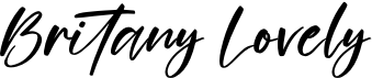 preview image of the Britany Lovely font
