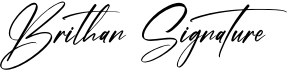 preview image of the Brithan Signature font