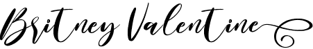preview image of the Britney Valentine font