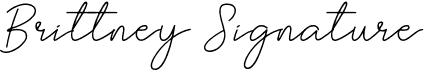 preview image of the Brittney Signature font