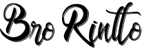 preview image of the Bro Rintto font
