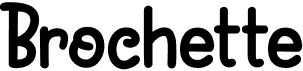 preview image of the Brochette font