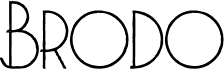 preview image of the Brodo font