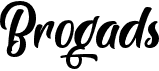 preview image of the Brogads font
