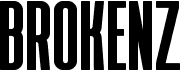 preview image of the Brokenz font