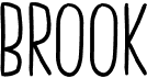 preview image of the Brook font