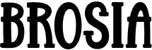 preview image of the Brosia font