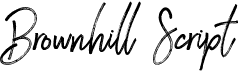 preview image of the Brownhill Script font