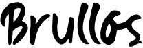 preview image of the Brullos font