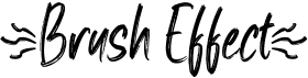 preview image of the Brush Effect font