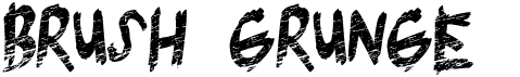 preview image of the Brush Grunge font