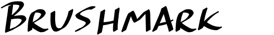 preview image of the Brushmark font