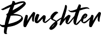 preview image of the Brushter font