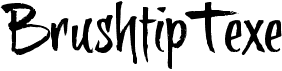preview image of the BrushtipTexe font