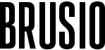 preview image of the Brusio font