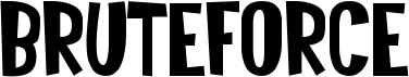 preview image of the Bruteforce font