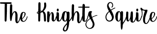 preview image of the BTX The Knights Squire font