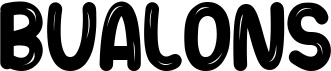 preview image of the Bualons font