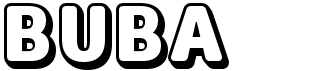 preview image of the Buba font