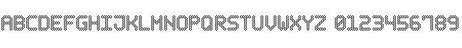 preview image of the Bubble Pixel-7 font